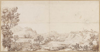 K VI 003
<br/>
Verering van Eliza met de oversteek door de Jordaan
<br/>
<em>Onofri, Crescenzio (1634-1714)</em>